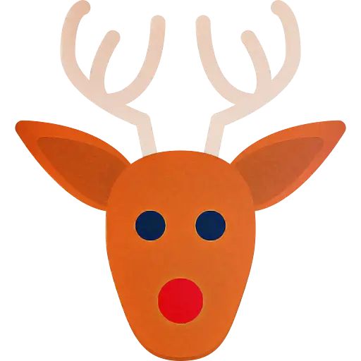 Rudolph the Red-Nosed Reindeer Cartoon Illustration