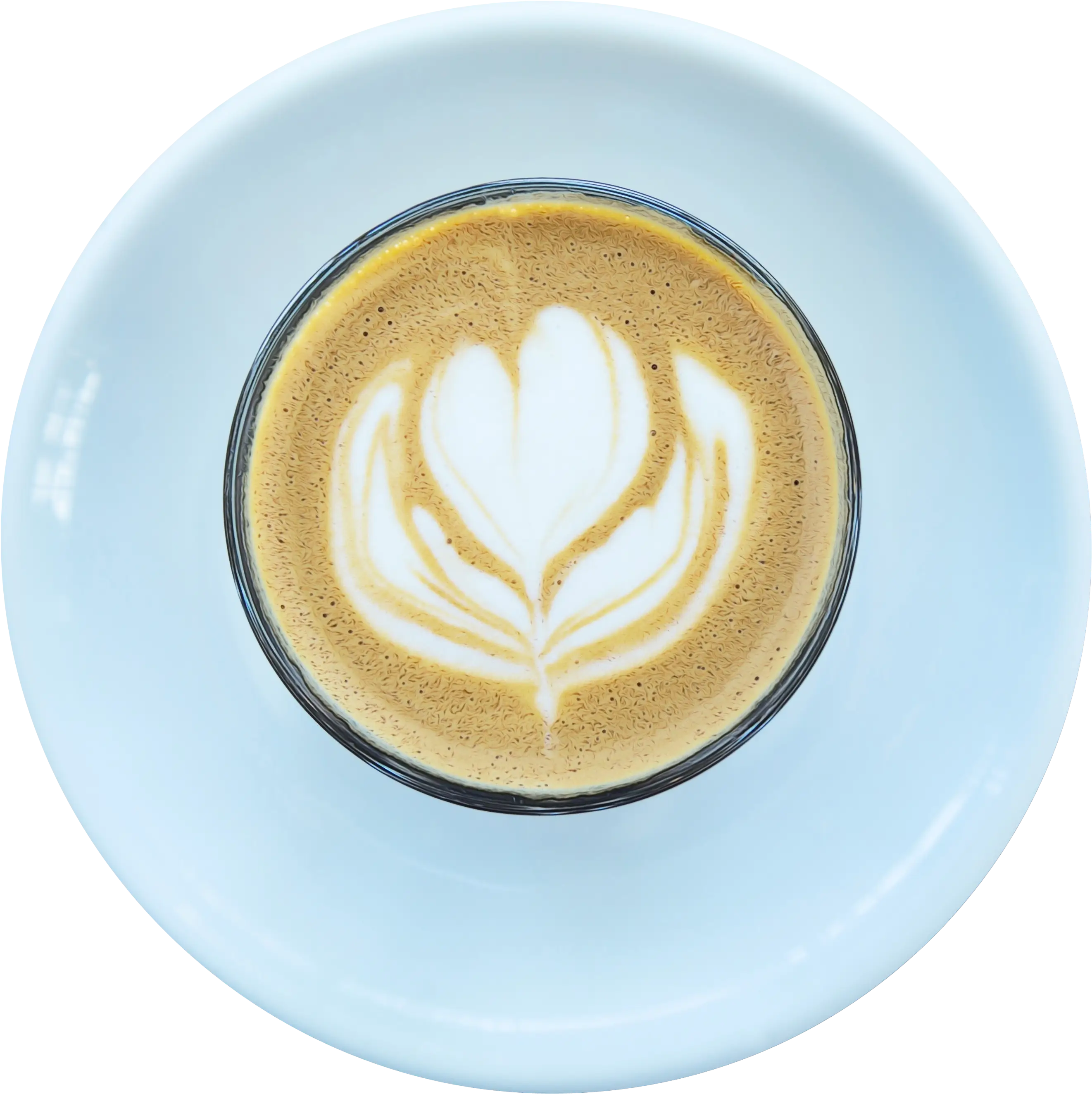 Cup of Latte Art Illustration