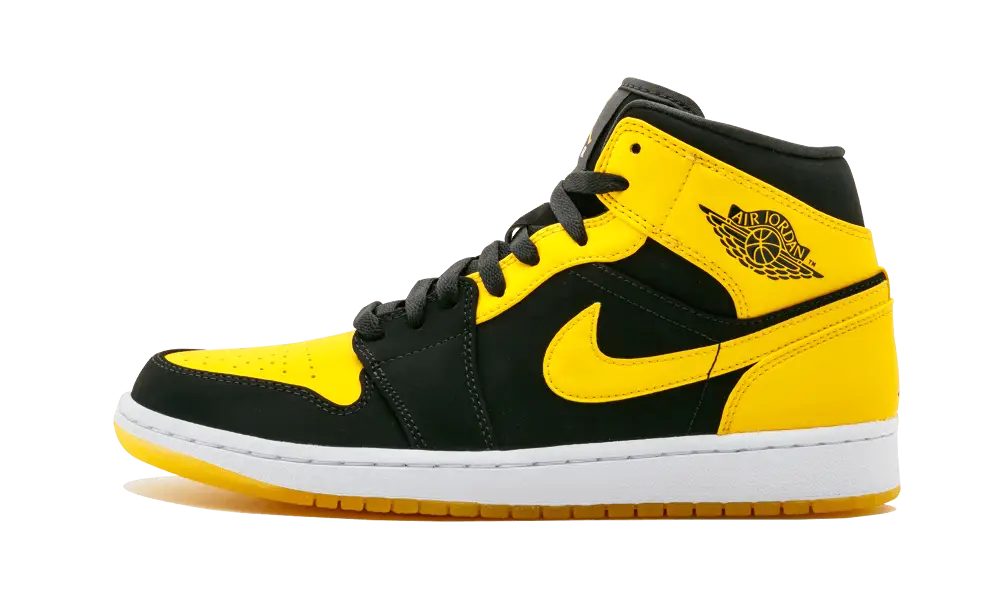 Yellow and Black Athletic Sneaker