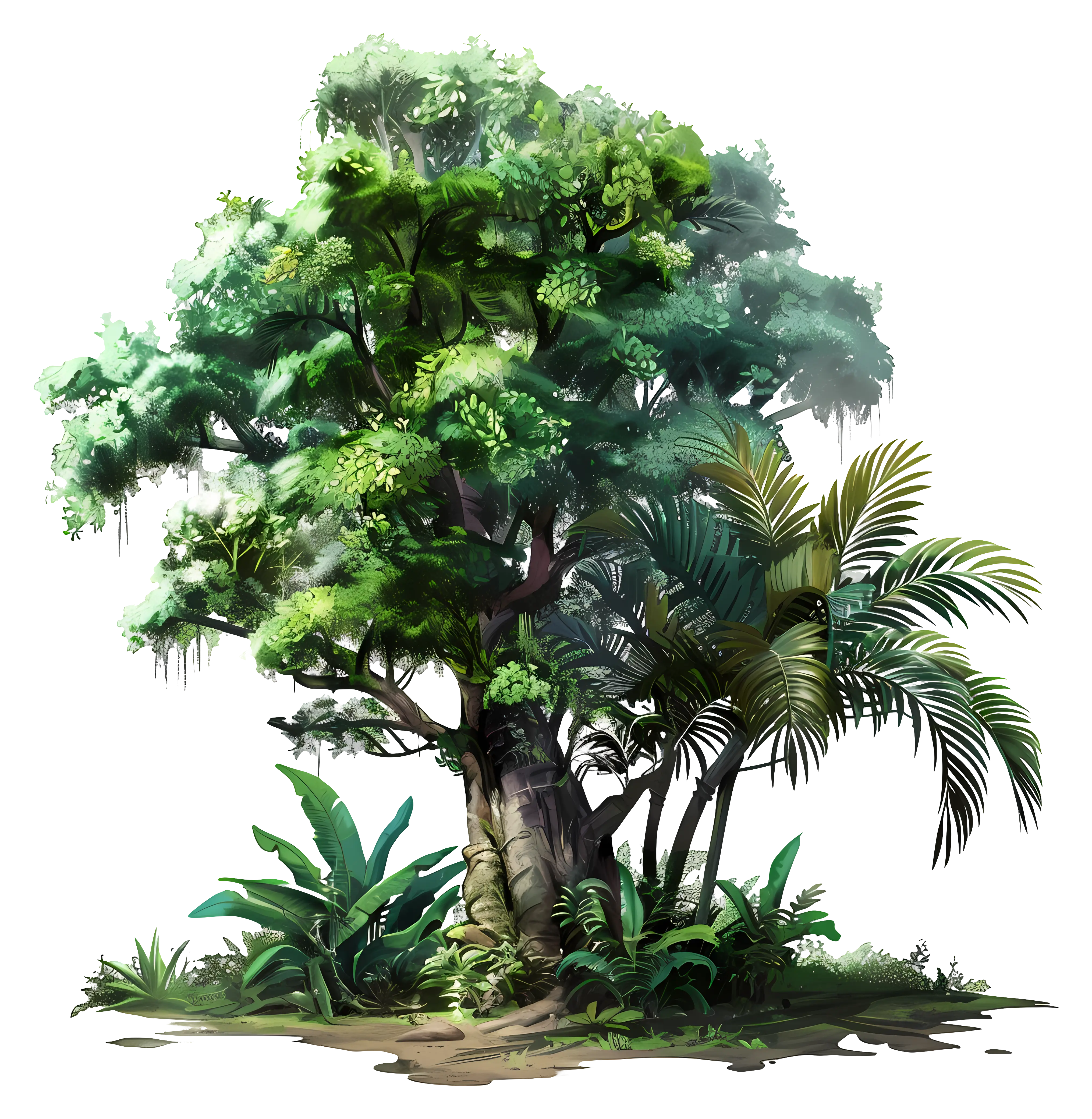 Lush Green Tree