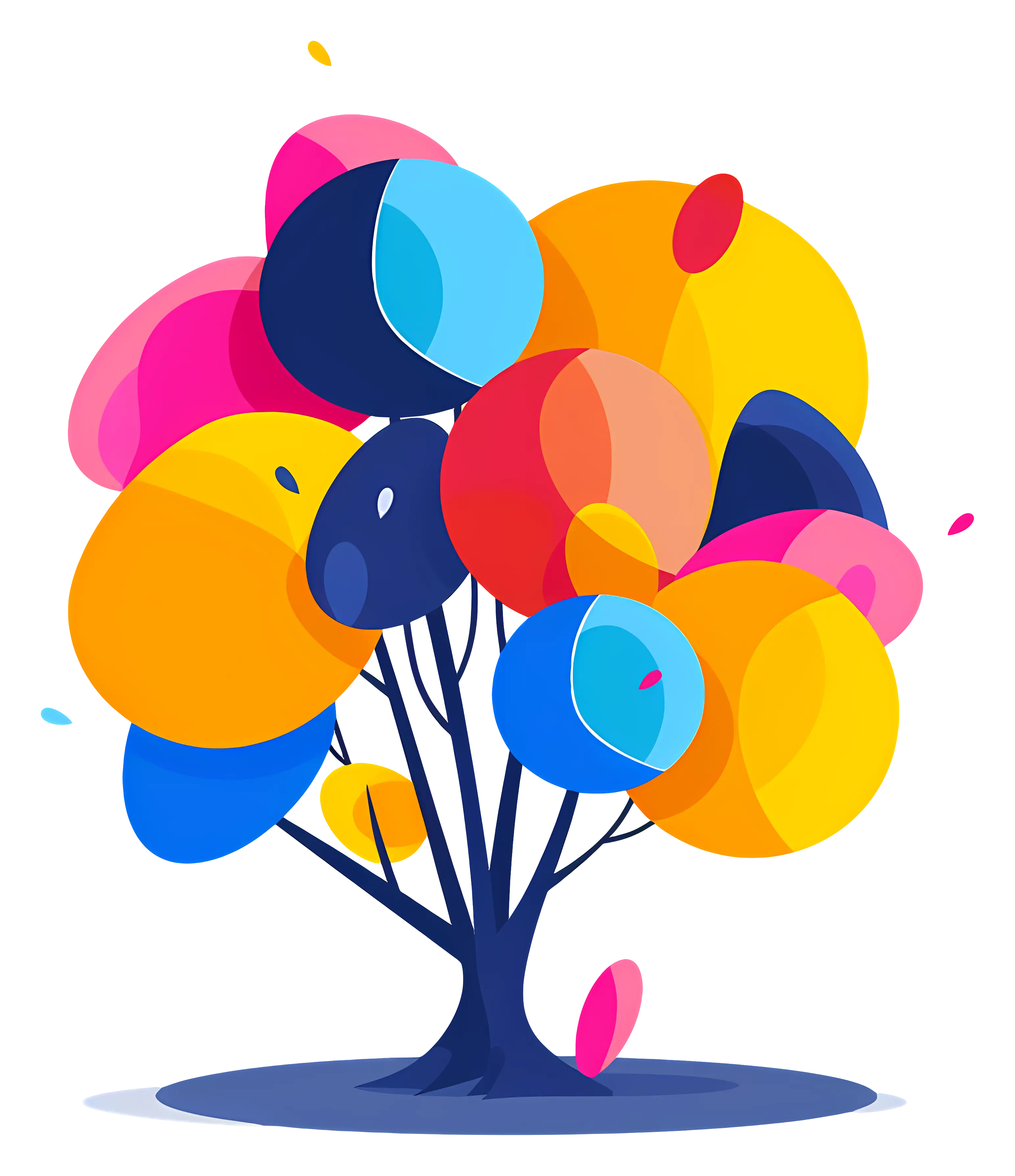 Creative Colorful Balloon Tree