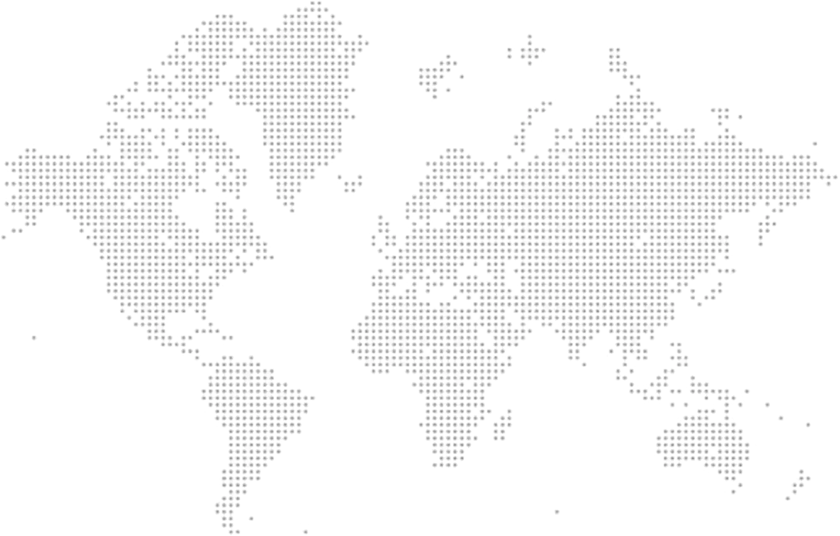World Map Represented by Dot Design