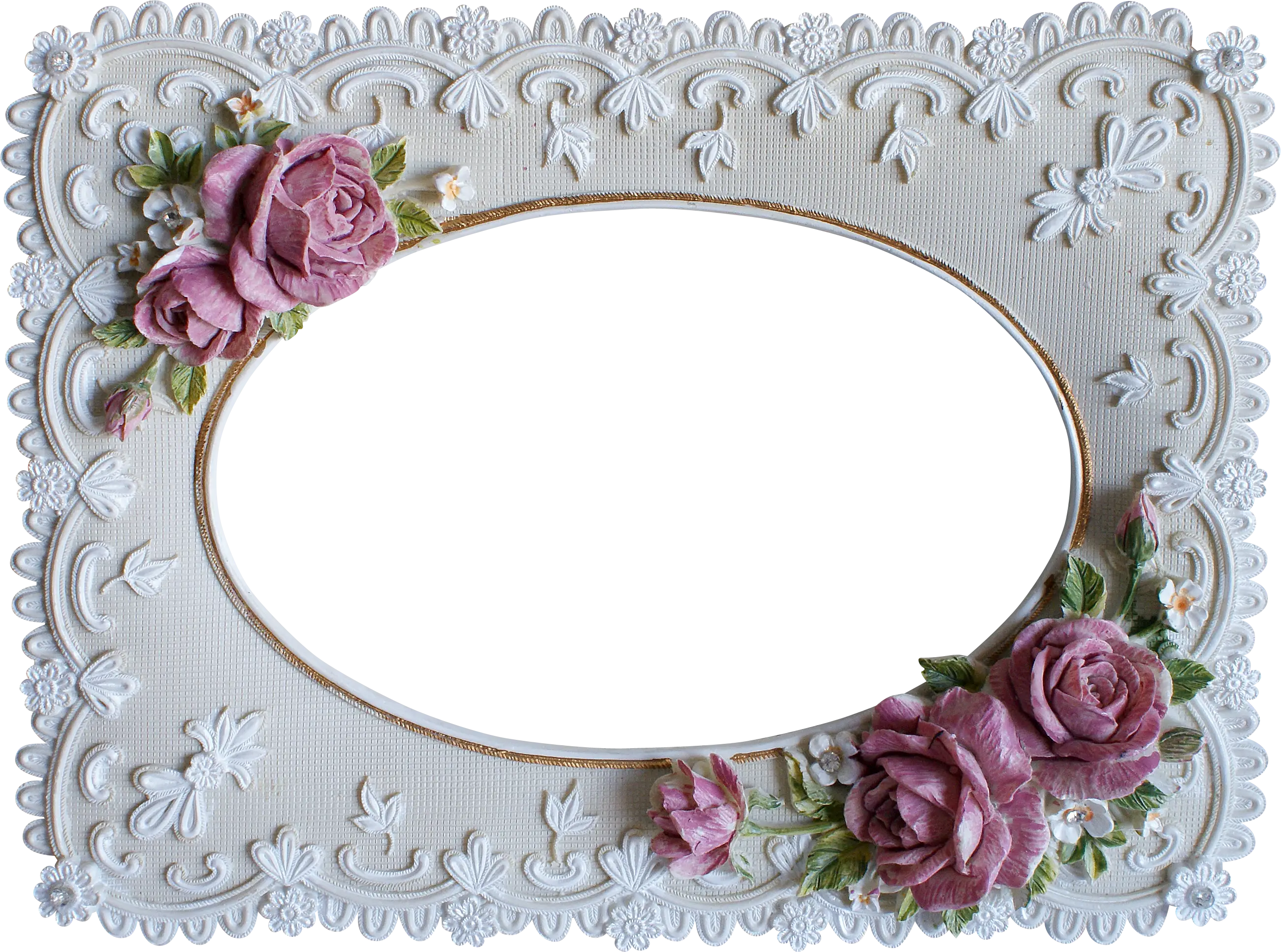 Elegant Floral Frame