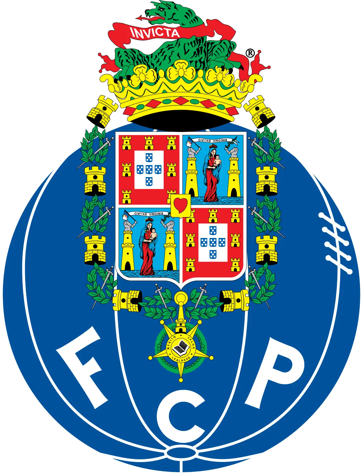 FC Porto Logo Representing Portuguese Football Club