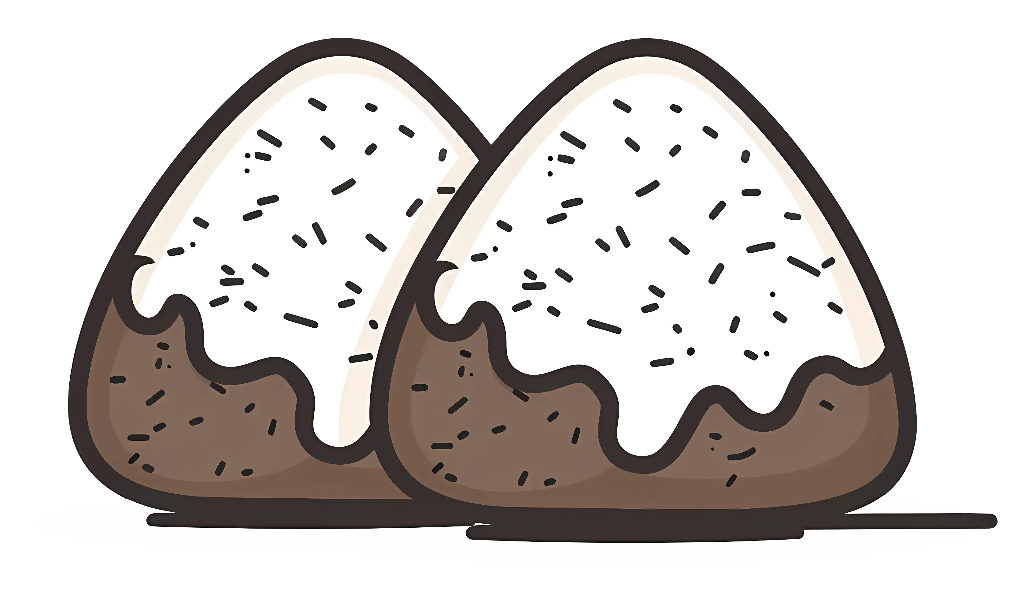 Onigiri with Brown Base