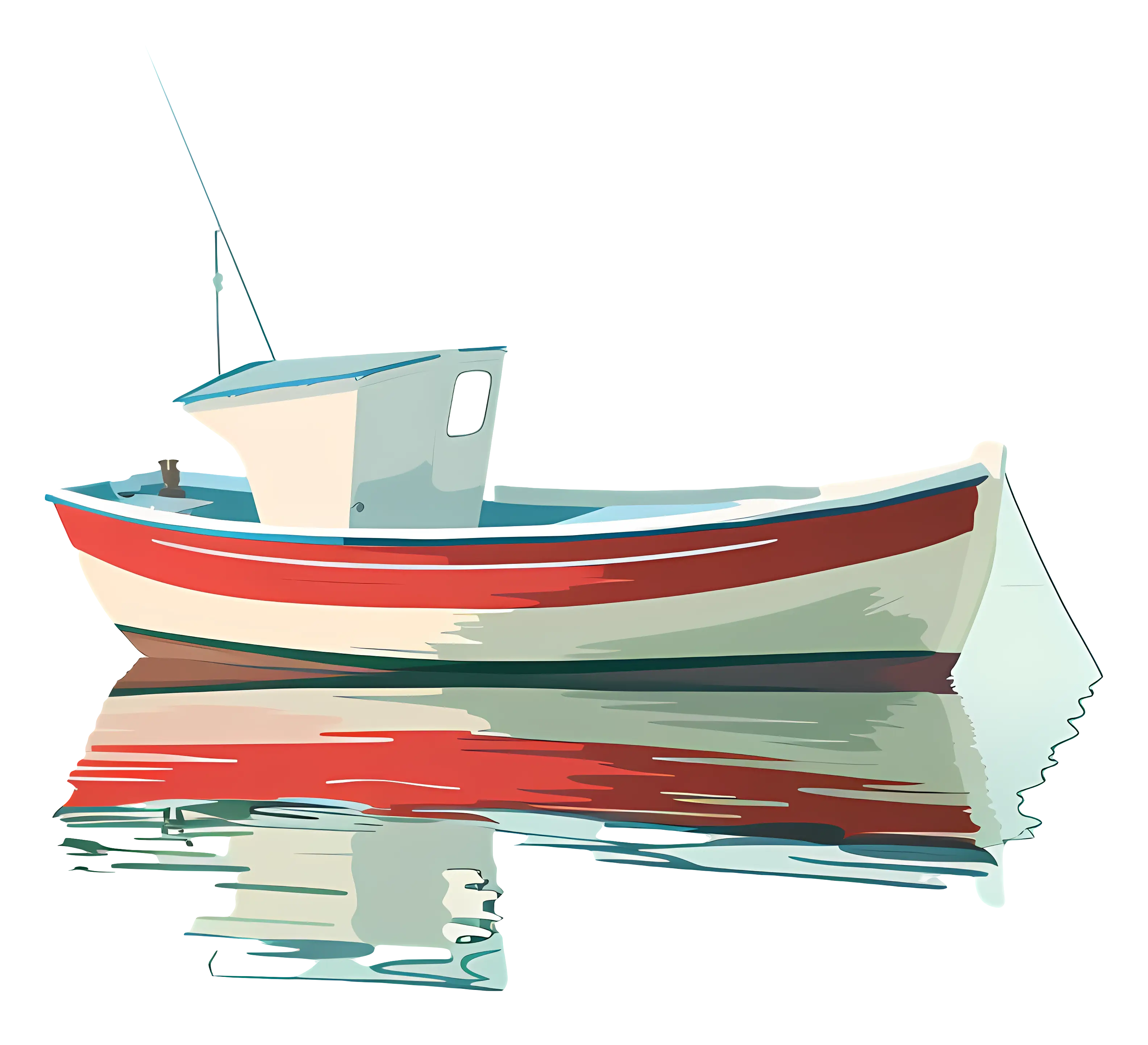 Fishing Boat on Water
