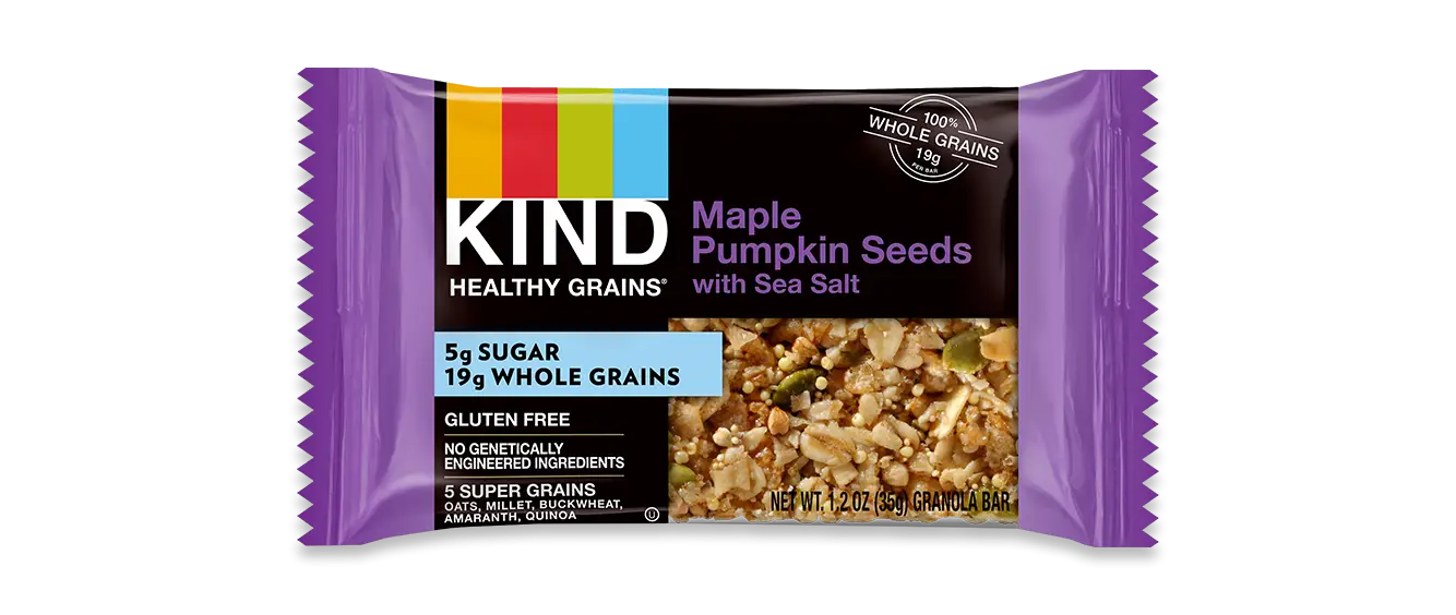 Healthy Maple Pumpkin Seeds Snack Bar