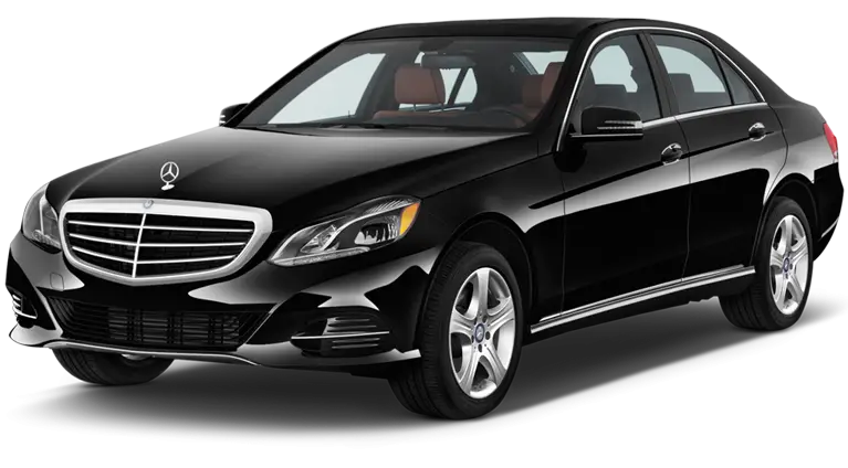 Sleek Black Luxury Sedan Car