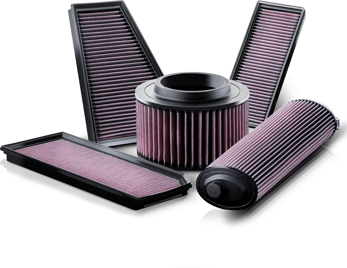 Car Air Filters in Various Designs