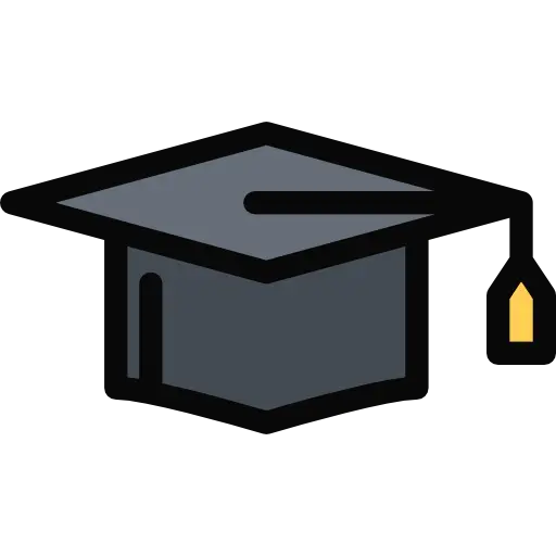 Graduation Cap Icon Symbolizing Achievement