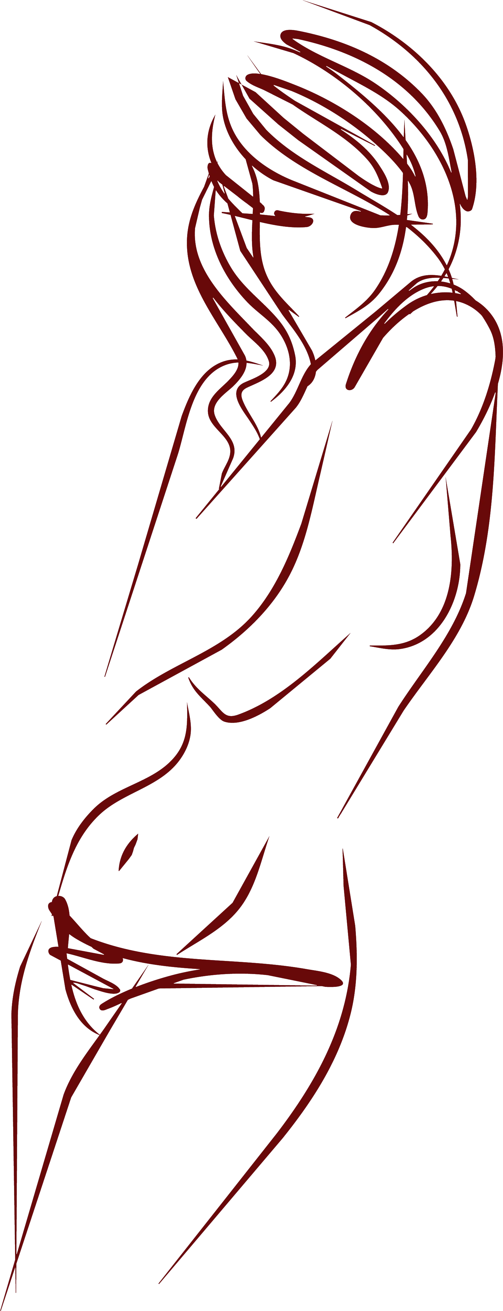 Minimalist Woman Sketch