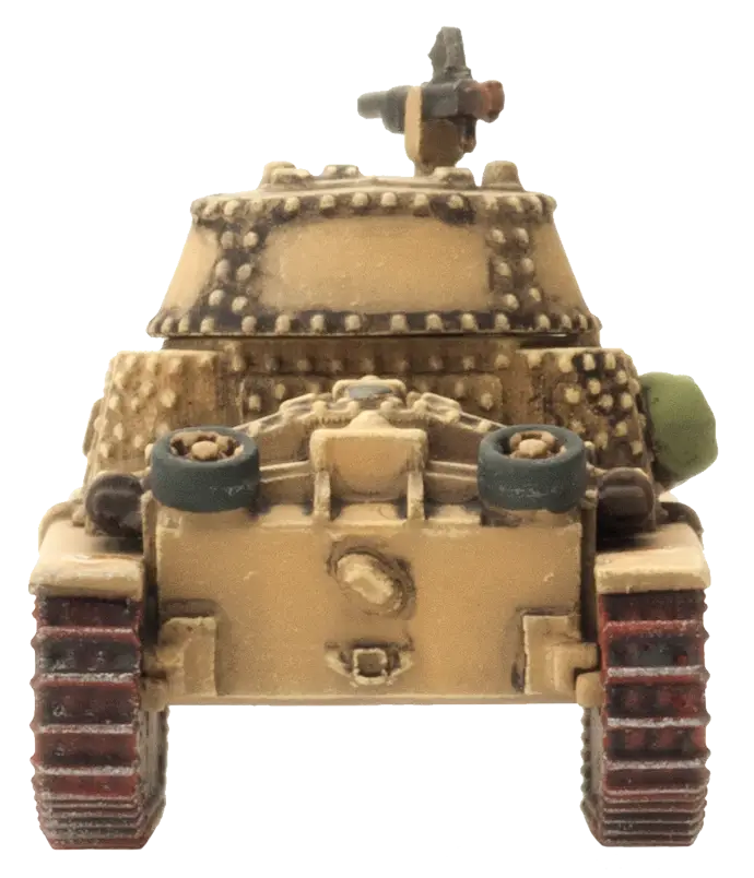 Small Tan Toy Tank