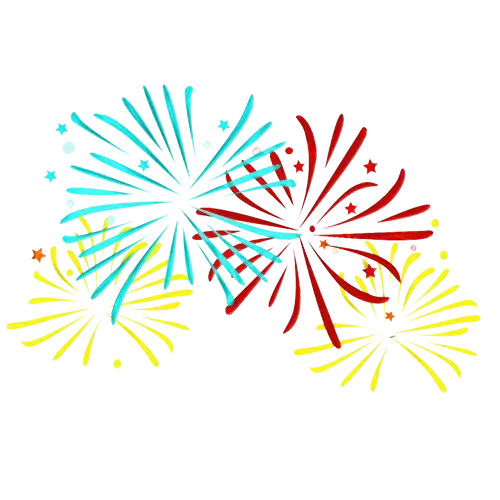 Colorful Fireworks Illustration for Festive Occasions