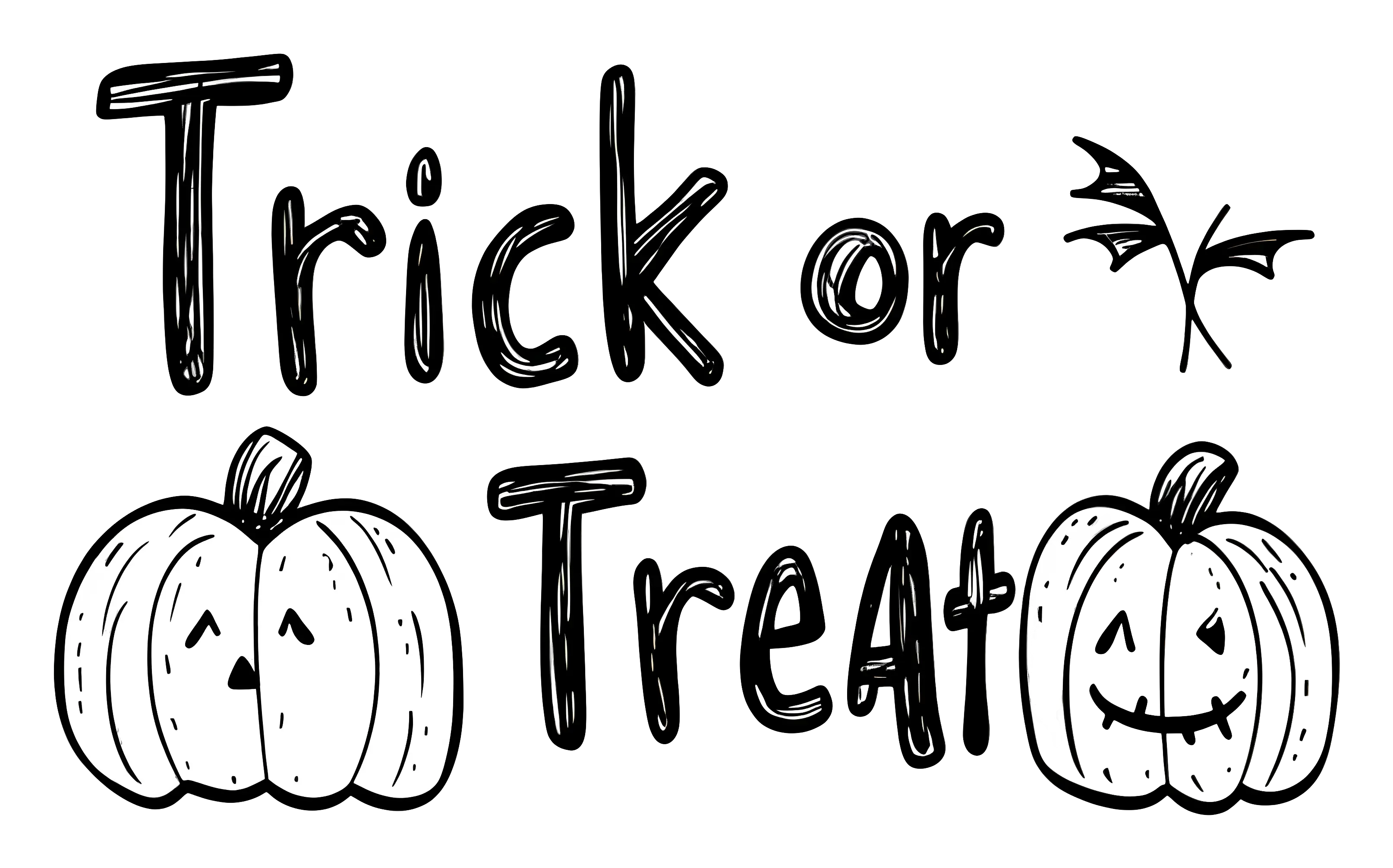 Trick or Treat with Pumpkins