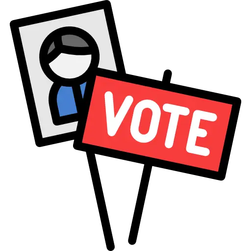 Election Voting Signboard