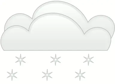 Snowy Weather with Clouds