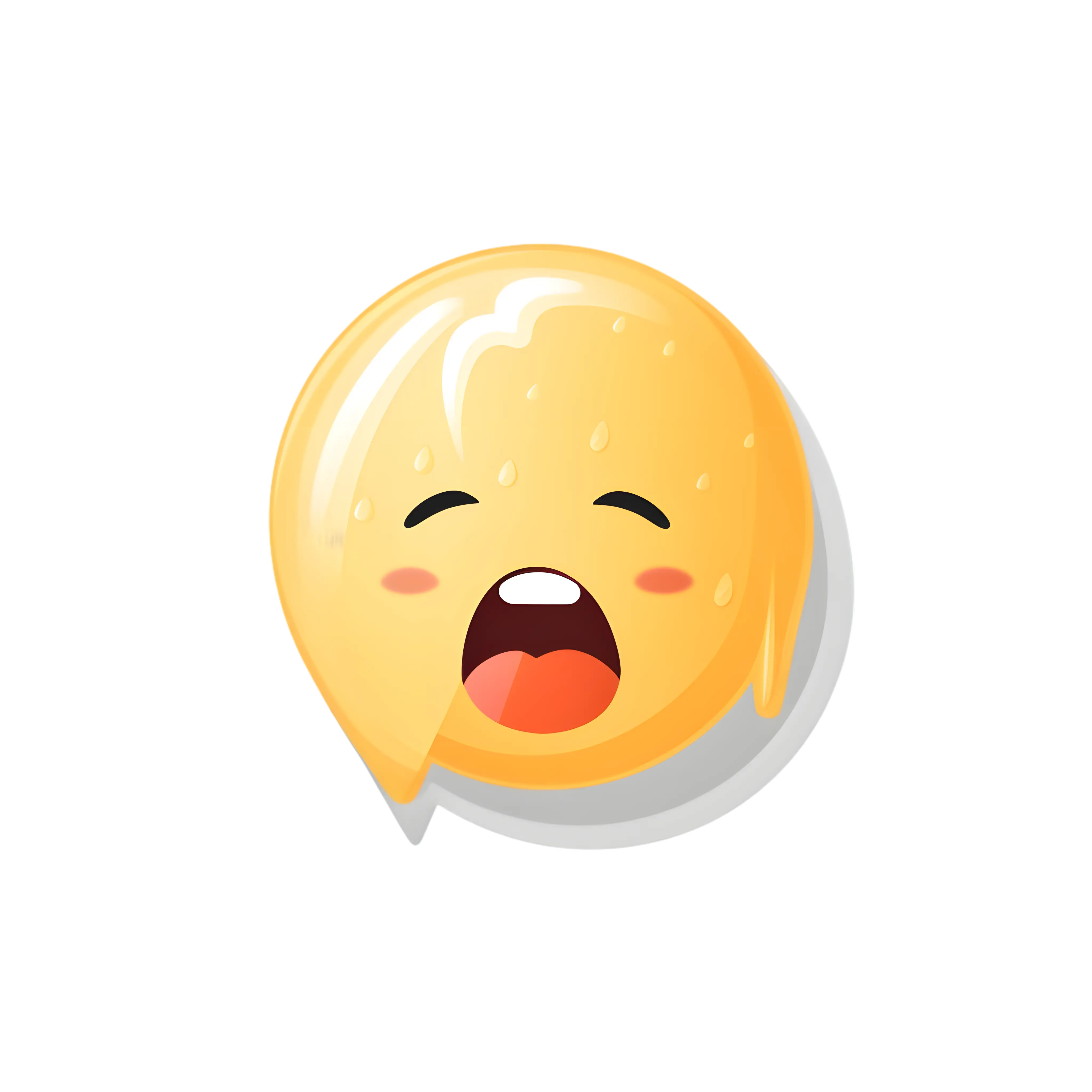 Melting Emoji Face Expression