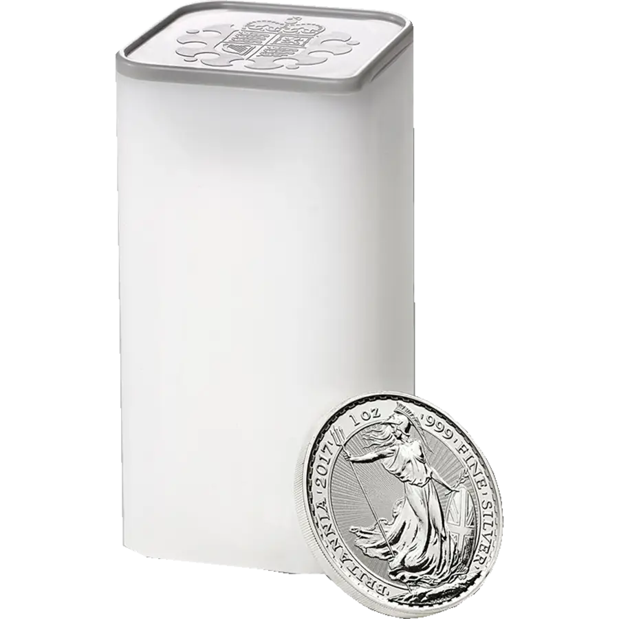 Silver Coin with Protective Case