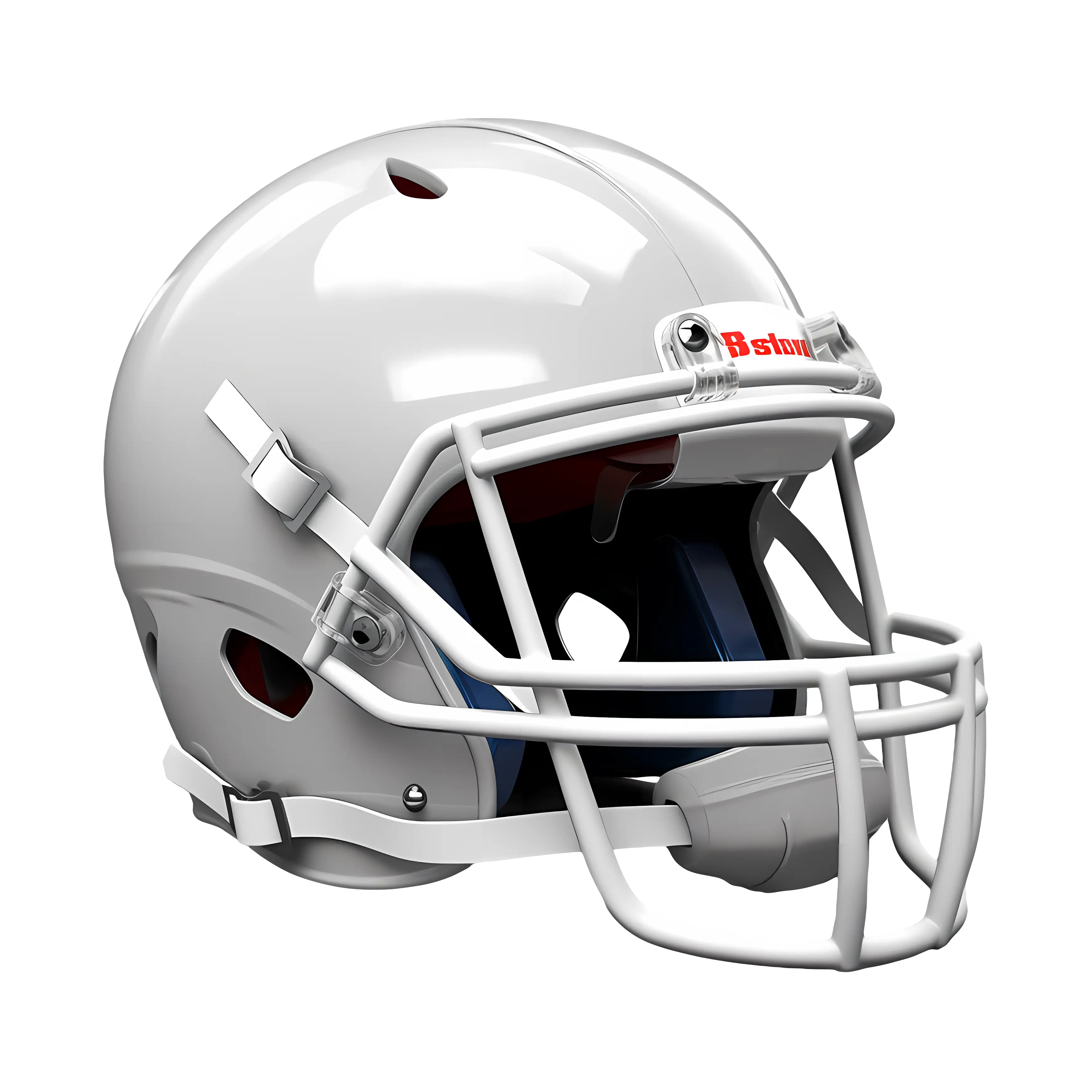 White Football Helmet for Sports