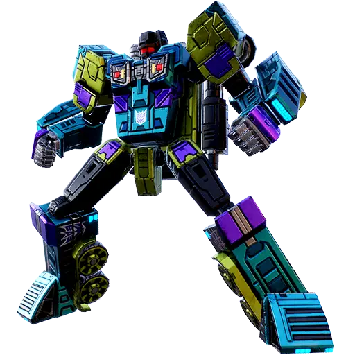 Colorful Robot Toy in Futuristic Style