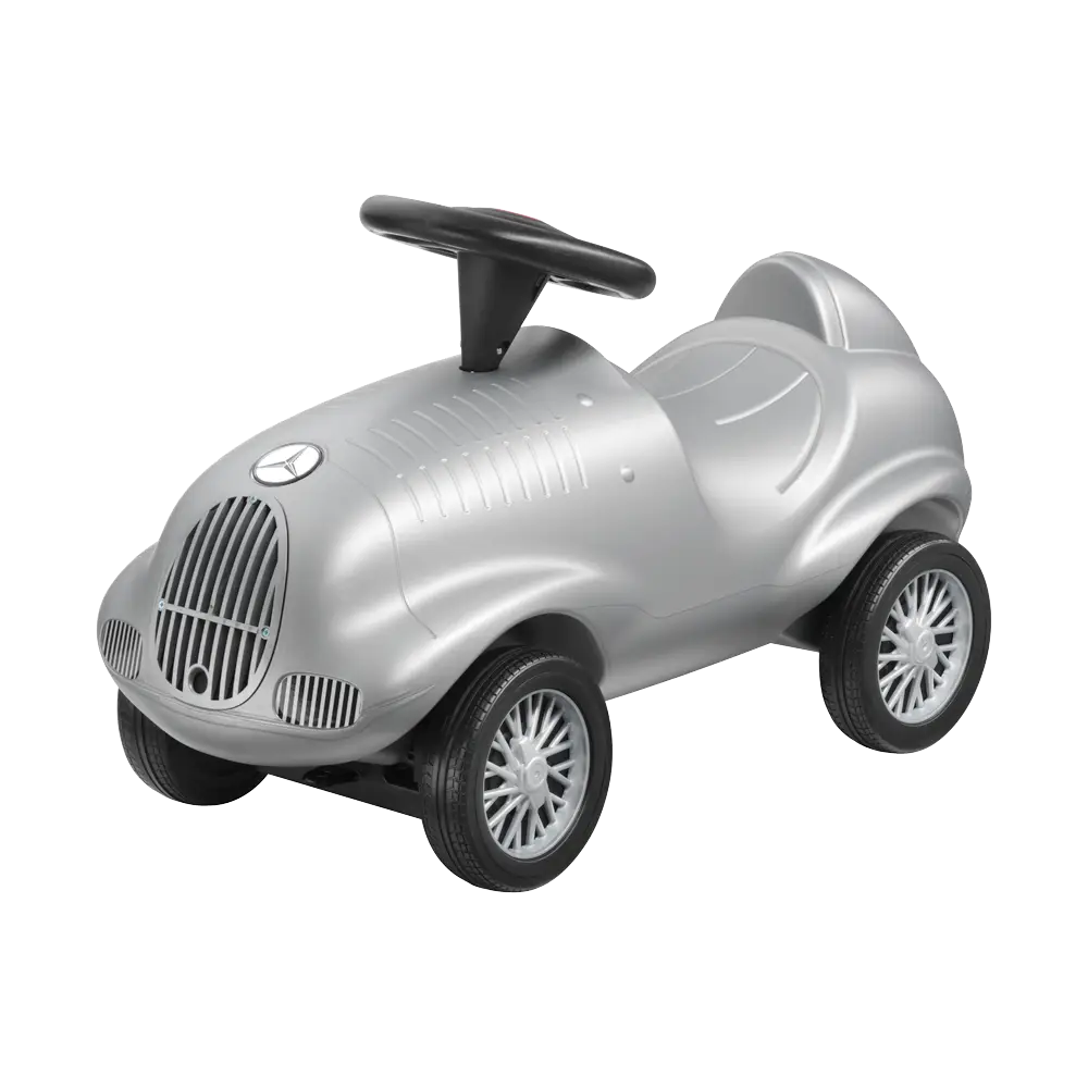 Silver Ride-On Toy Car for Kids