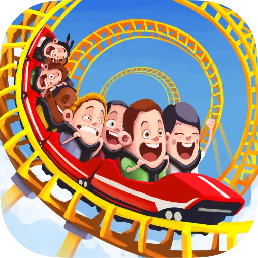 People on Roller Coaster Ride
