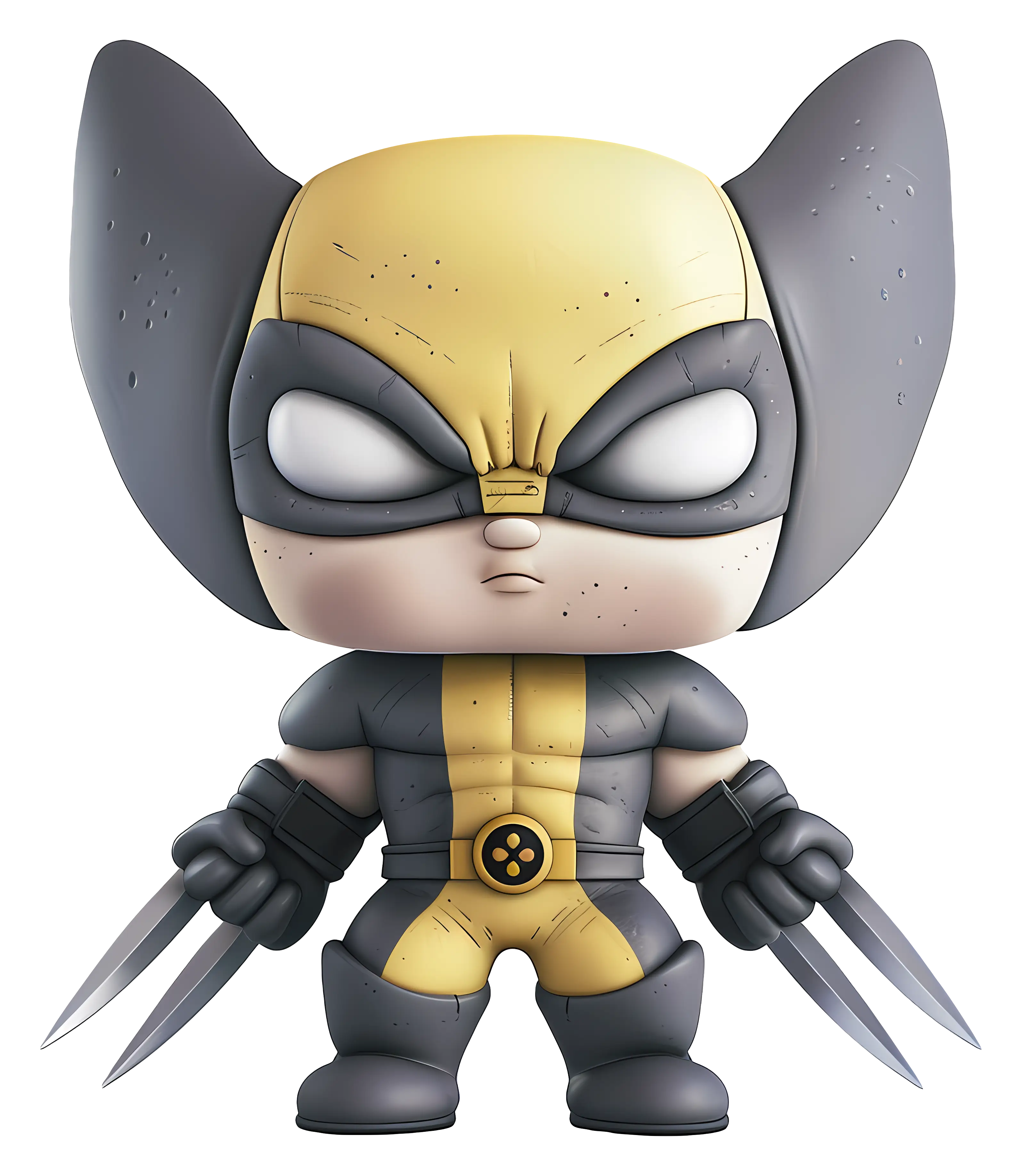 Superhero Cartoon Figurine with Claws