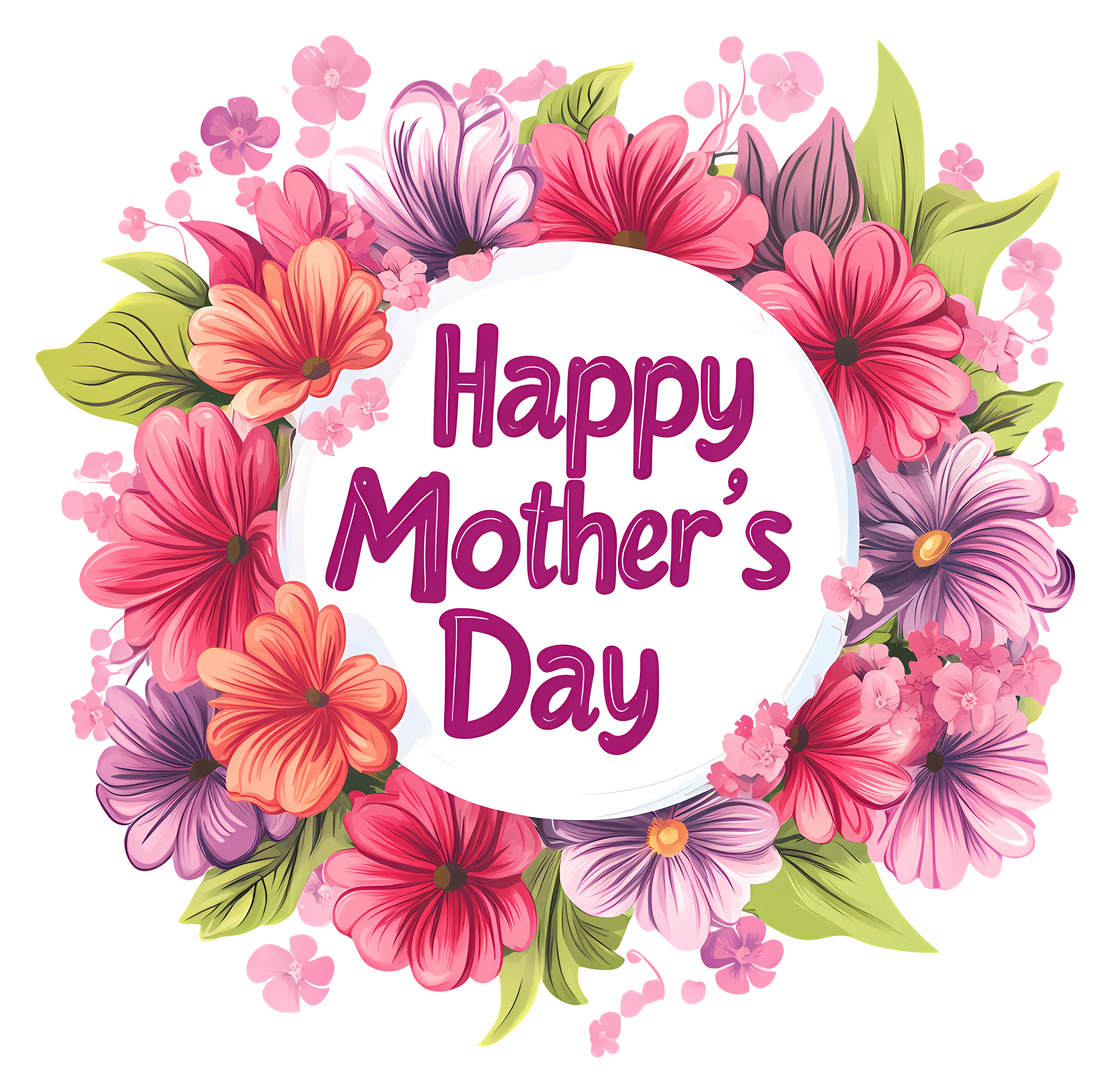 Mother&#039;s Day Floral Greeting