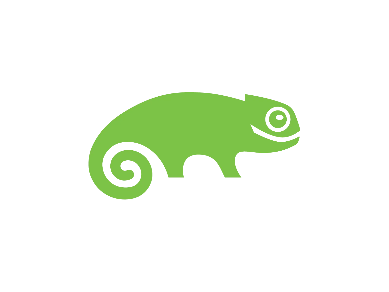 Green Chameleon Illustration