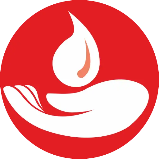 Hand with Flame Symbol