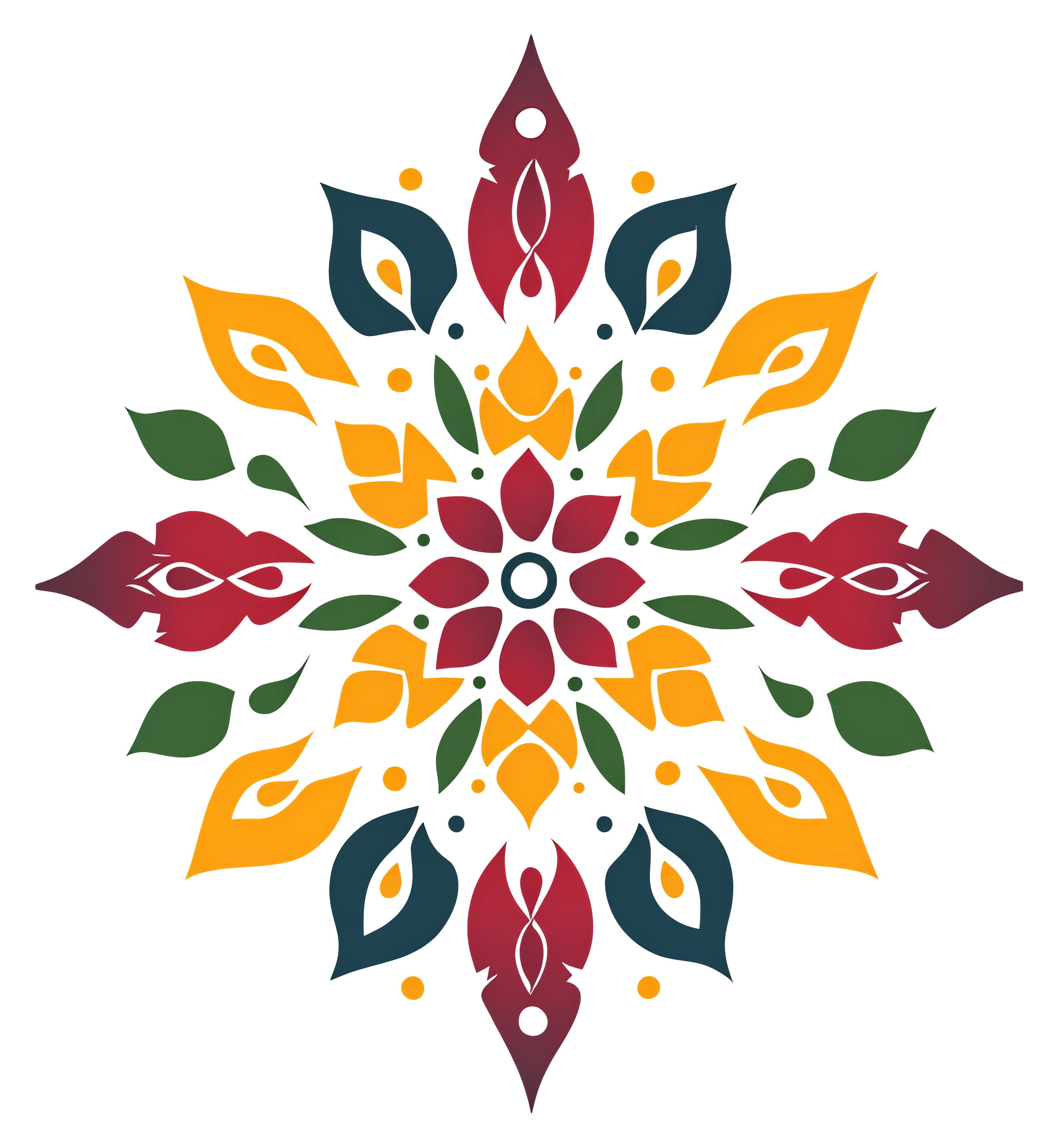Colorful Decorative Mandala Pattern