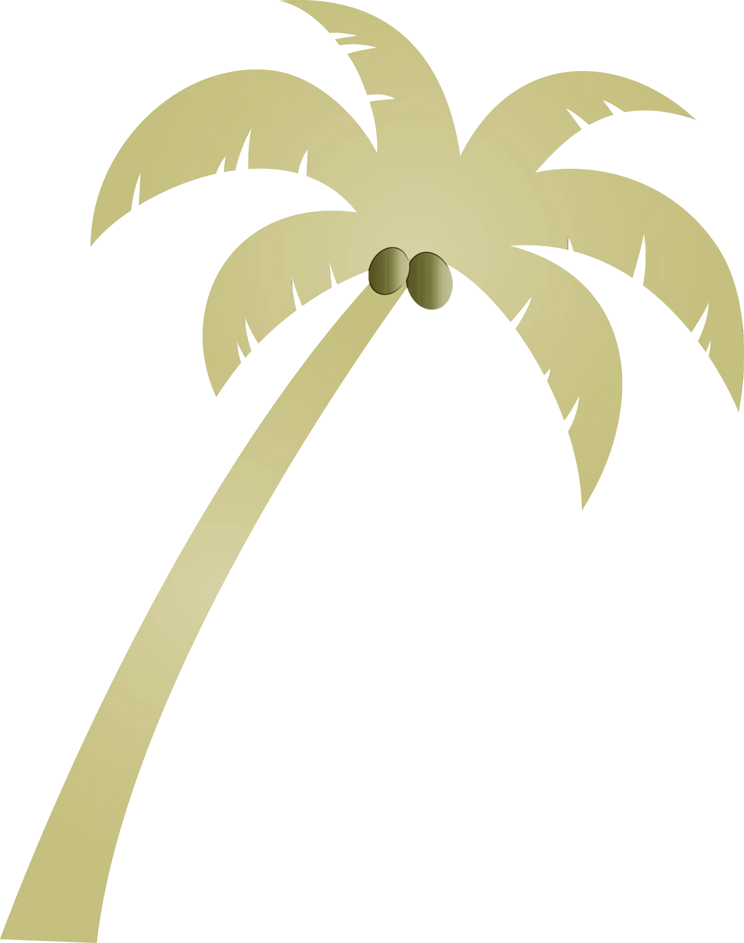Palm Tree Illustration with Tropical Vibes