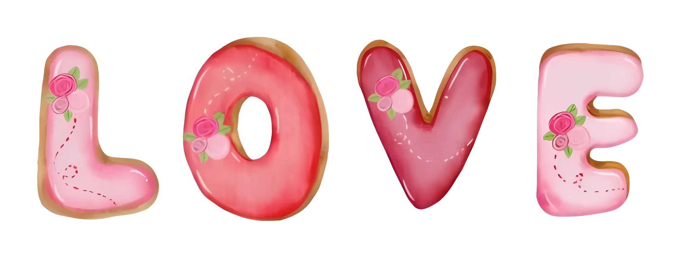 Love Letters in Donut Style