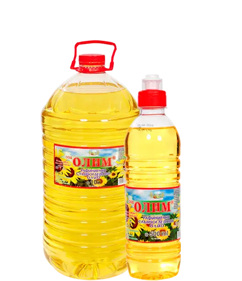Bottles of Sunflower Oil