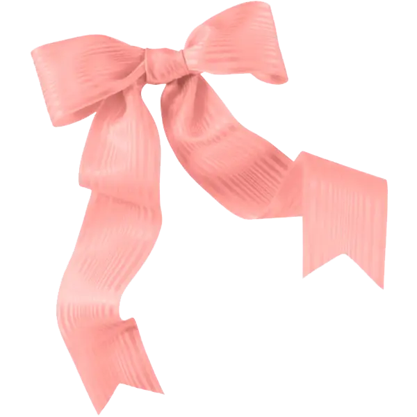 Pink Ribbon with Bow for Decoration