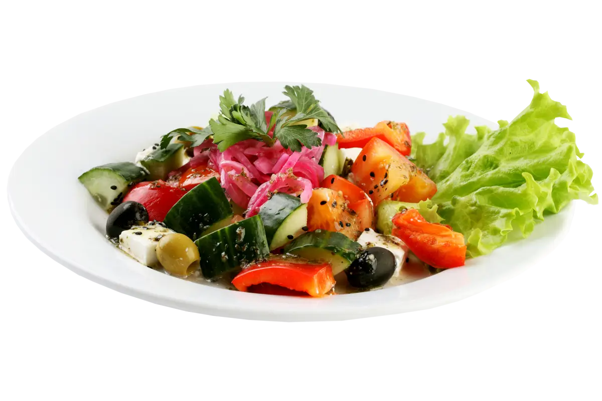 Fresh and Colorful Vegetable Salad