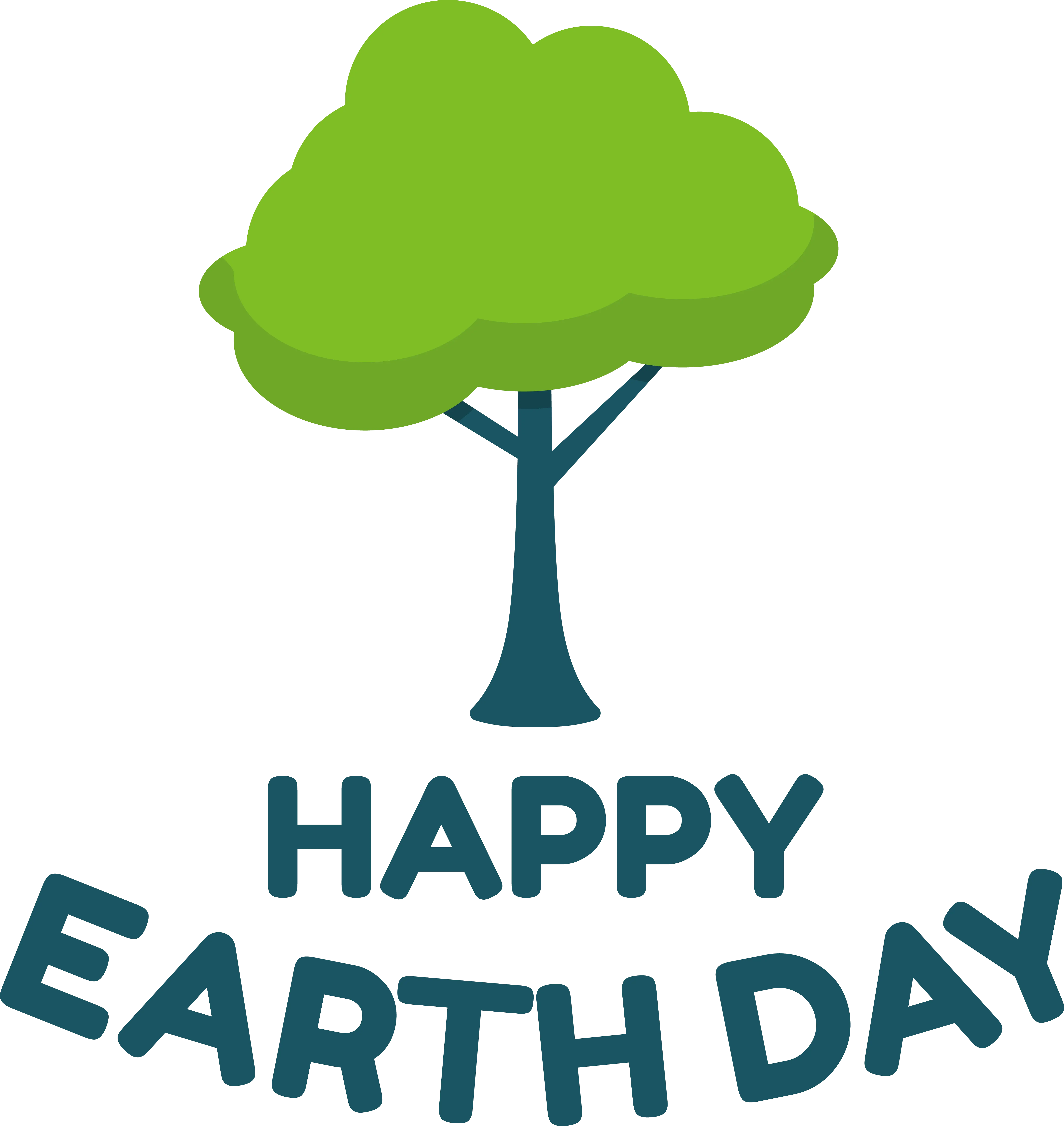 Tree Illustration for Earth Day Celebration