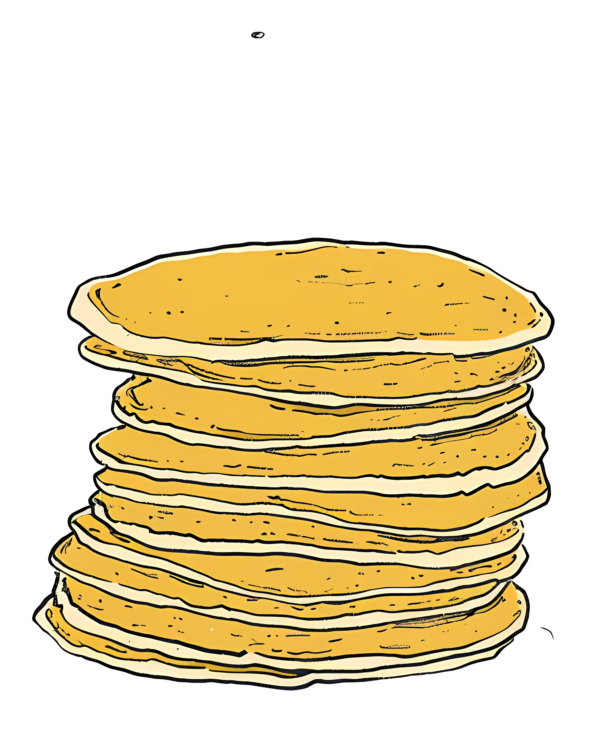 Stack of Delicious Fluffy Pancakes