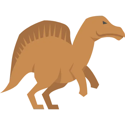 Spinosaurus Cartoon Illustration