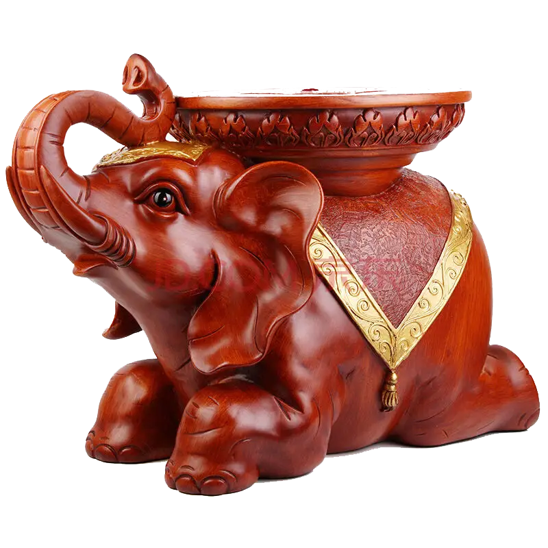 Wooden Elephant Statue