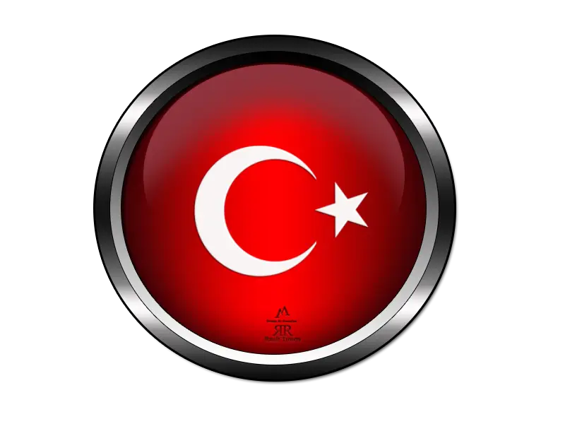 Turkish Flag Emblem Design