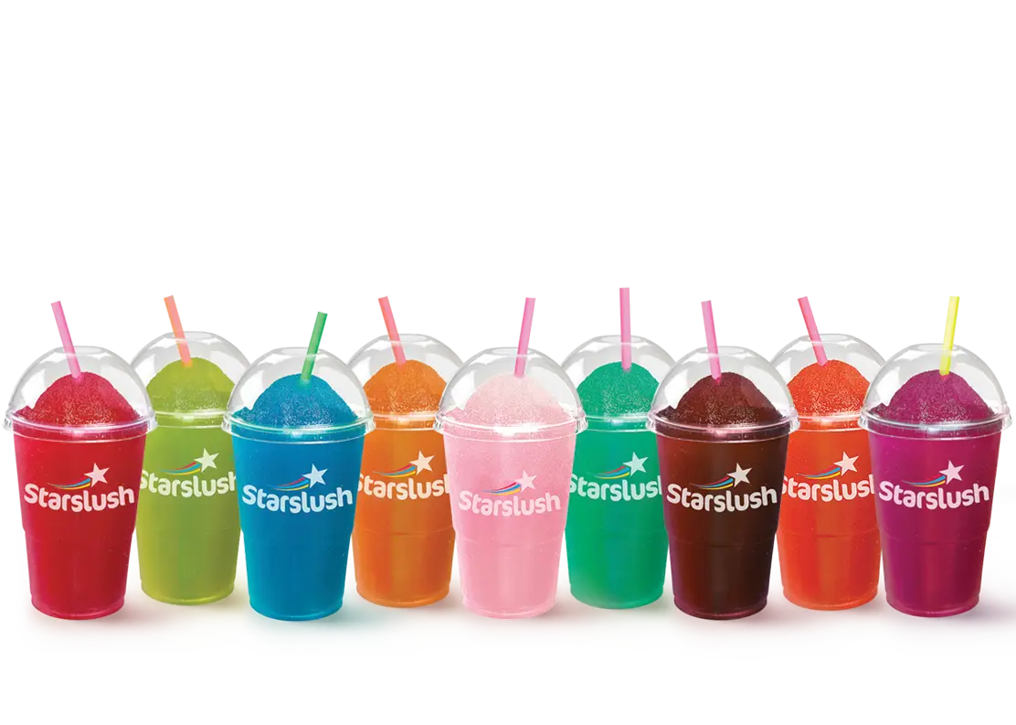 Colorful Slush Drinks
