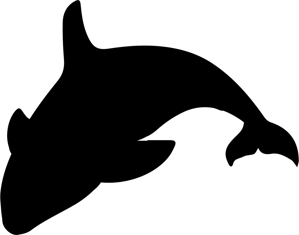 Black Whale Silhouette