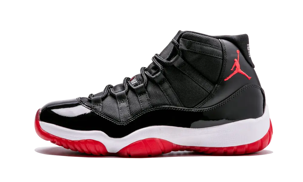 Black and Red Sneaker with Sporty Design