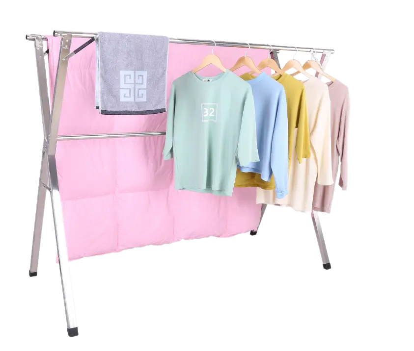 Colorful Clothes Drying Rack for Laundry Day