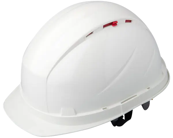 White Safety Helmet for Construction Use