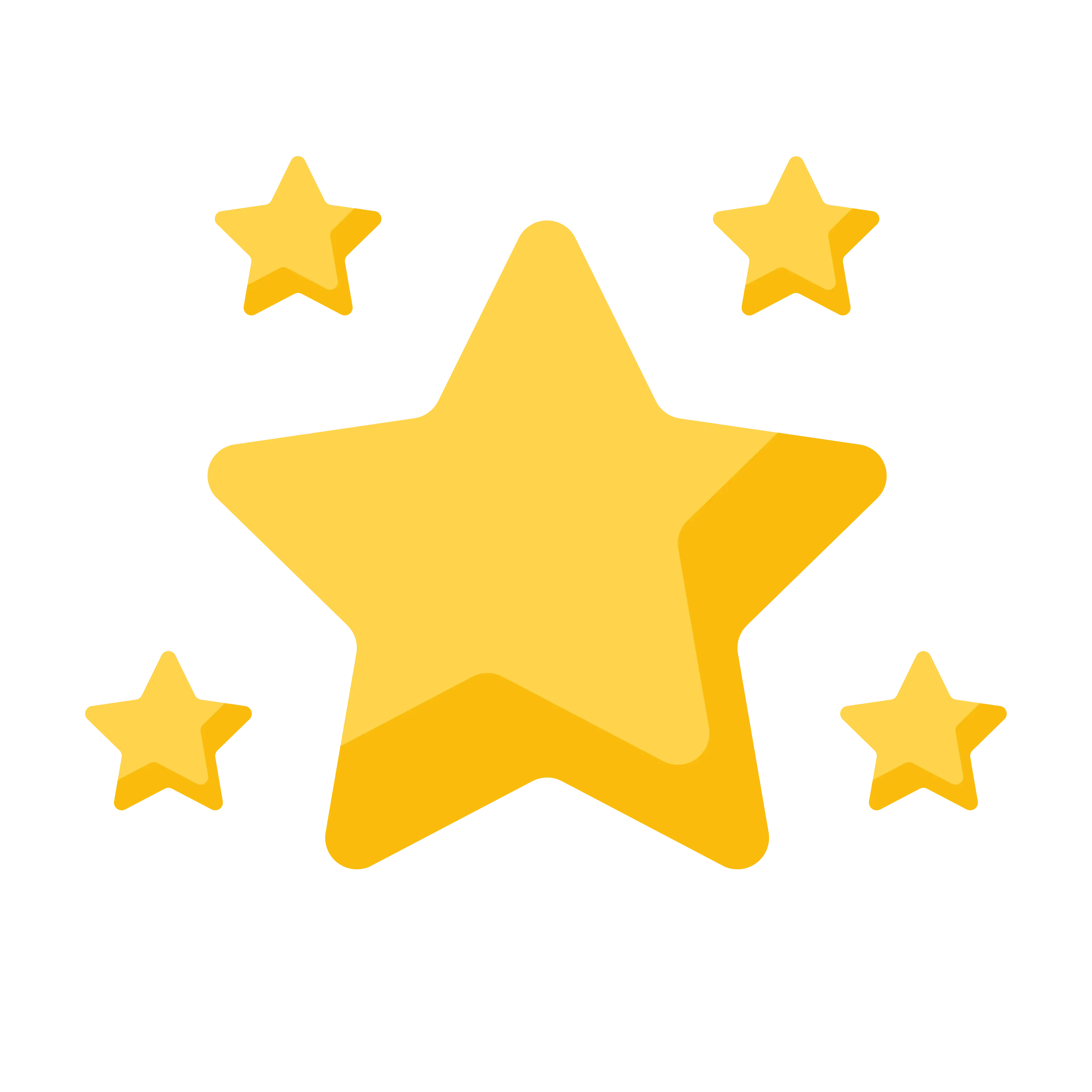 Bright Yellow Stars for Symbolizing Achievements