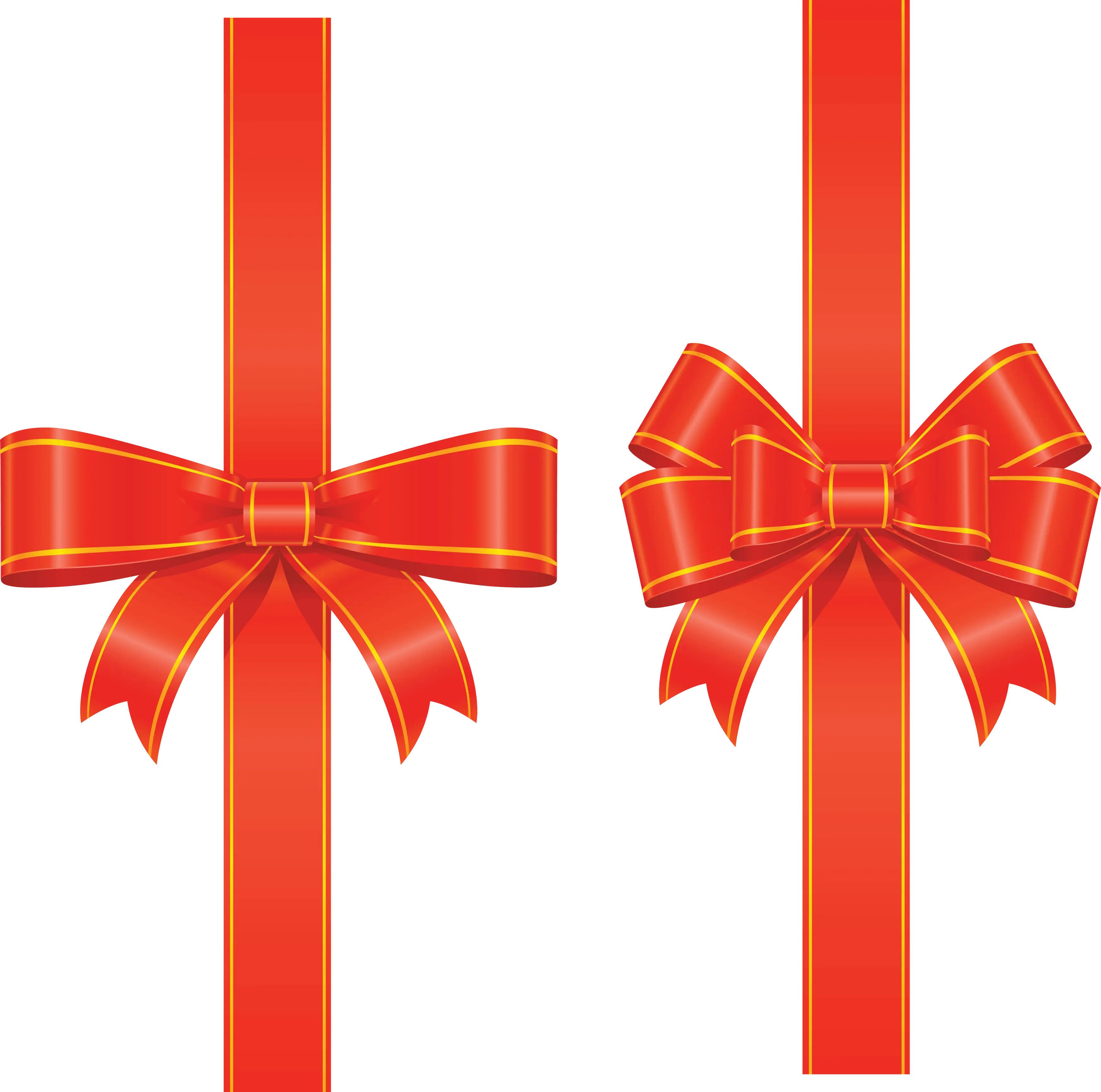 Red Ribbon and Bow for Decoration