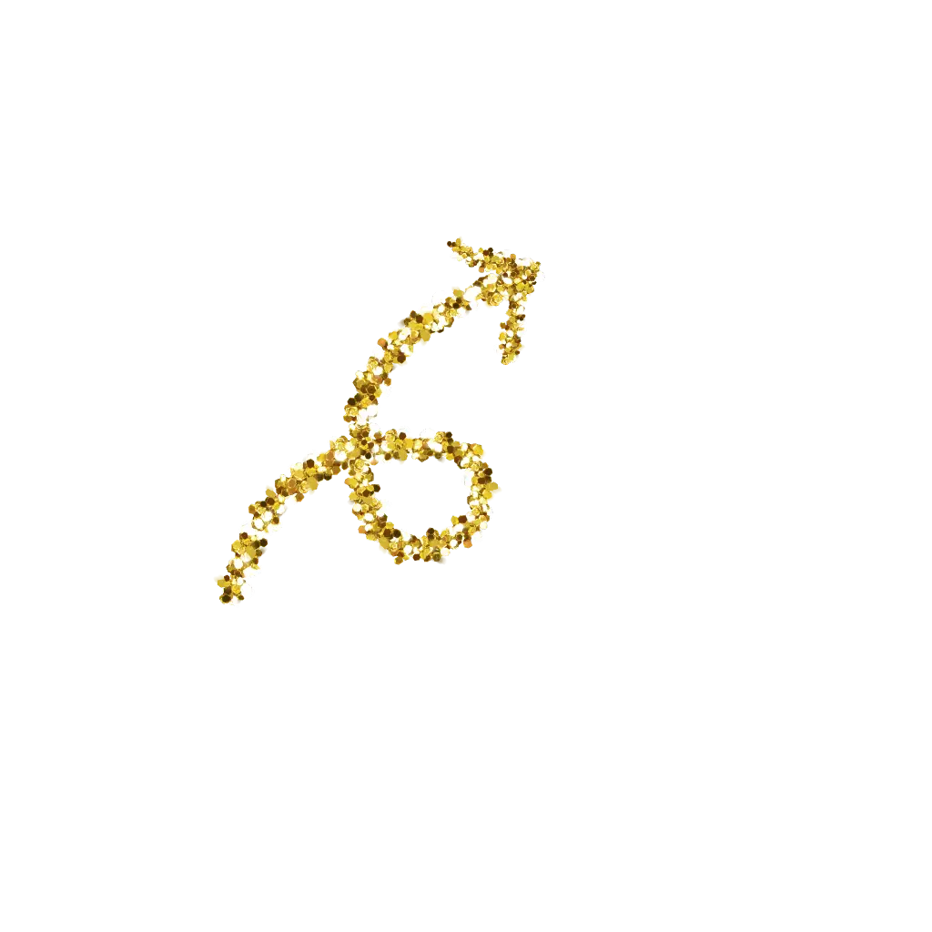 Golden Sagittarius Zodiac Symbol