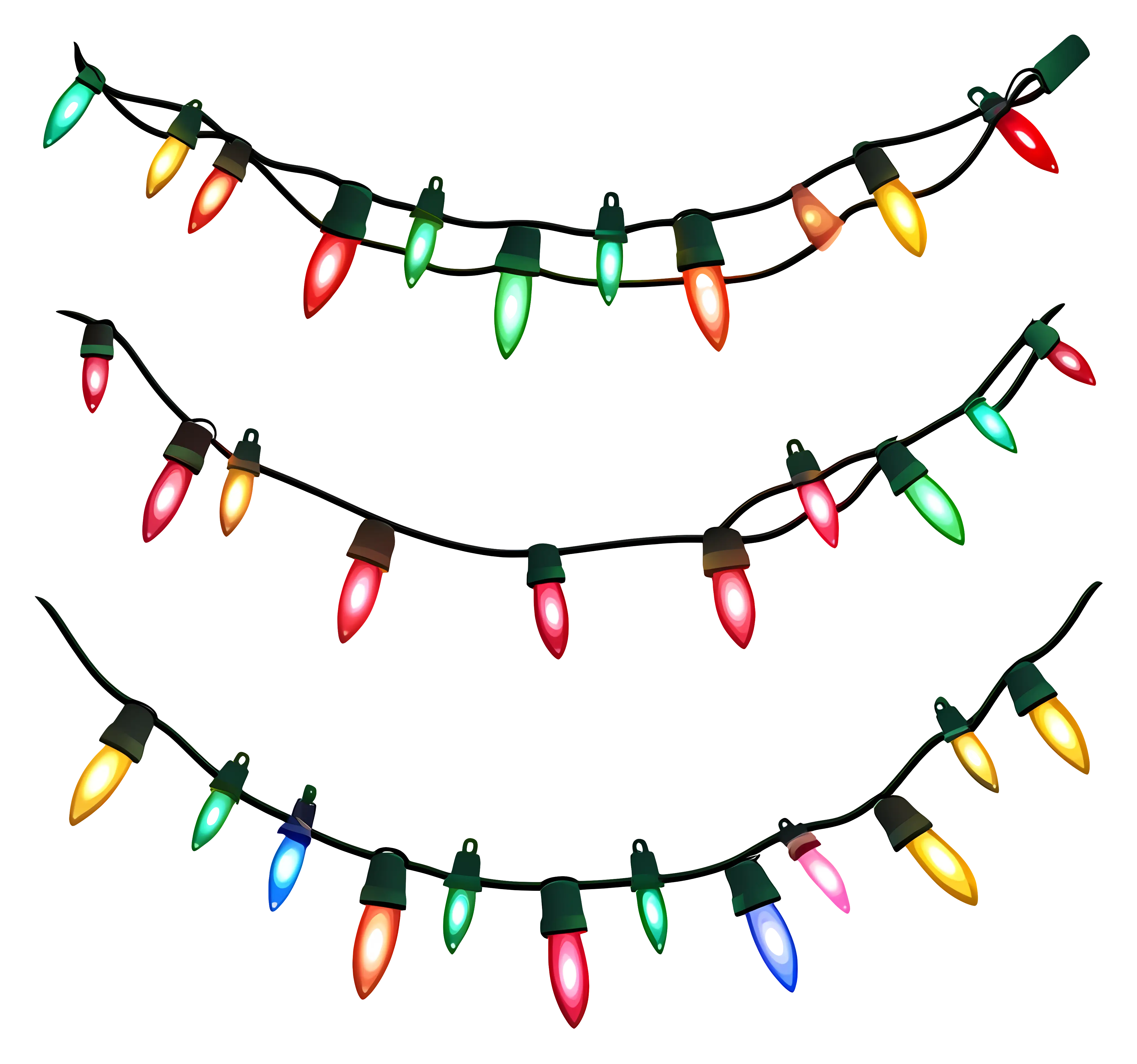 Colorful String Lights for Festive Decorations